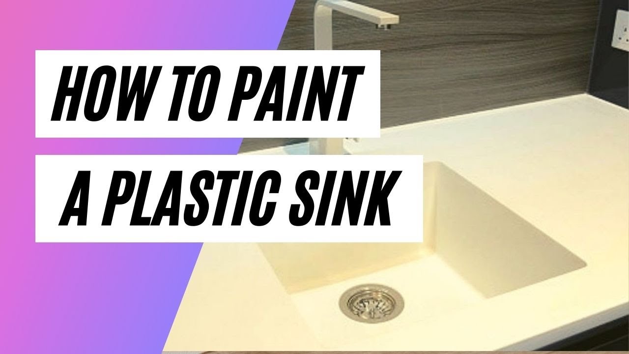 Can plastic kitchen sinks be spray painted