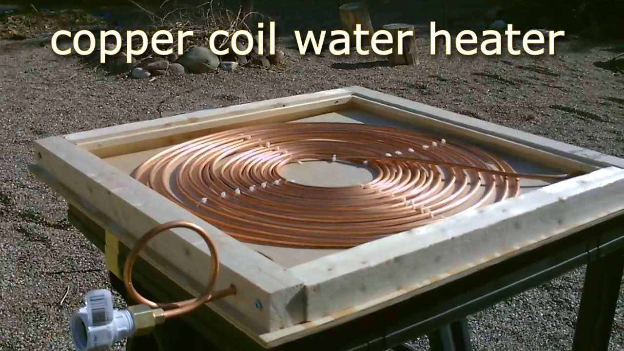 How to build solar water heating panels